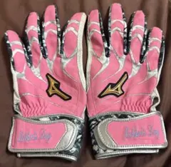 ミズノプロ 選手 実使用 バッティンググローブ 支給品 野球 手袋 非売品