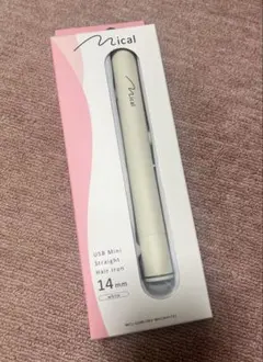 Mical USB Mini ストレートヘアアイロン 14mm