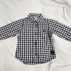 ★美品★BREEZE　90　チェック柄シャツ
