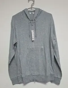 UNIQLO ライトウェイトフルジップパーカー XL グレー