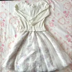 ♡LEST ROSE レストローズ チュールワンピース 姫系 春ワンピ