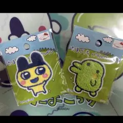 たまごっち ワッペン まめっち くちぱっち アップリケ