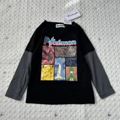 【7467】ポケモン　ロンT 110cm 新品　袖切り替え