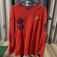 【美品】パーリーゲイツ カシミヤ100% 赤 セーター