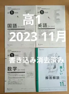 高1　ベネッセ総合学力テスト　2023年度　11月　2023