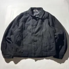 90s Wool double riders blouson jacket