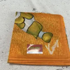 【希少】KENZO ケンゾー ハンカチ クマノミ 熱帯魚 オレンジ レトロのサムネイル