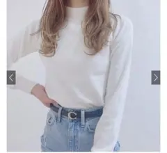 カシミヤタッチハイネックニットトップス[cu233]