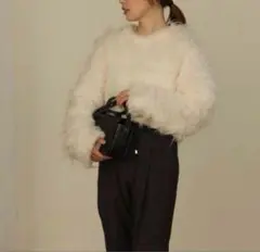 OHGA プードルニット　poodle knit モヘアのサムネイル
