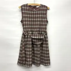 ZARA ザラ キッズ 134cm 9size ワンピース ベルトとポケット付き