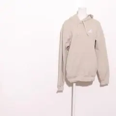 adidas 탑스 파커 긴 소매 스웨트 로고 물건 후드 포함 면혼 L