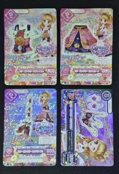アイカツ！　プロモ　AM　スリーピングオーロラコーデ　4枚セット　大空あかり