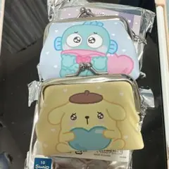ポムポムプリン がま口ポーチ ボールチェーン2件