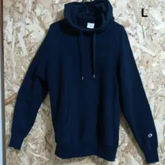 Champion リバースウィーブ パーカー 黒 L 復刻タグ