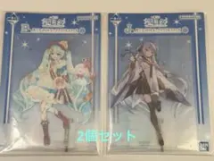 一番くじ 雪ミク B賞 2026 J賞 雪ミク 2018ビッグアクリルスタンド