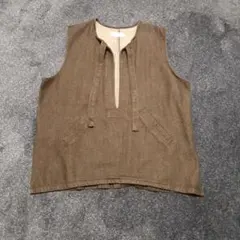 ear PAPILLONNER◇可愛いデニムジレ◇スミスタイル◇美品のサムネイル