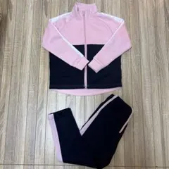 上下ジャージセット ピンク/ブラック