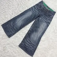 00s y2k ダメージ フレアデニム フェアリーグランジ 鬼ヒゲ 蜂の巣