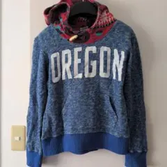 FOキッズ カラフルフード パーカー 140サイズ