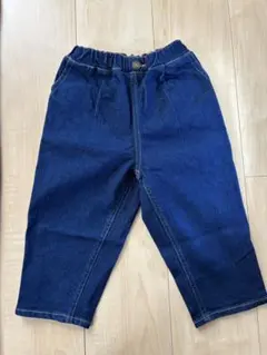 BEANS mini ダークブルー カジュアルパンツ