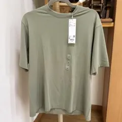 新品未使用　ドライEXクルーネックTシャツ GREEN Mサイズ