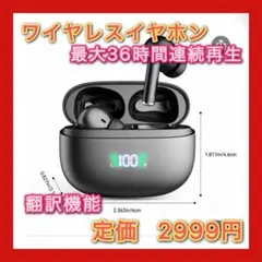 ANC対応・134ヶ国語対応A.Iリアルタイム翻訳 ワイヤレスイヤホン