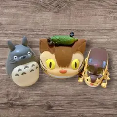 トトロネコバスまとめ売り　指人形　フィギュア　トミカ　ジブリ