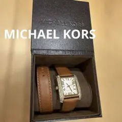 MICHAEL KORS 腕時計 レザーベルト二重巻き　マイケルコースのサムネイル
