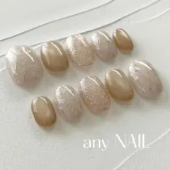 【サイズ変更無料】ネイルチップセット＊ No.170