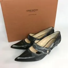 LOUIS VUITTON ルイヴィトン パンプス ヒール 靴 ブラック