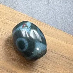 p*y様 紅朱砂 小粒 象雄天珠 九頁岩 虎牙三眼天珠