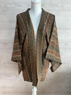 羽織★正絹★更紗紋様★美品