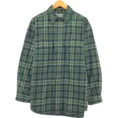 00s Carhartt ネルシャツ 緑 2XL A493 オンブレチェック風 00s Carhartt ネルシャツ 緑 2XL A493 オンブレチェック風 楽天