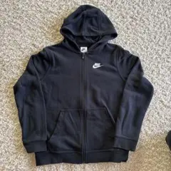 Nike 黒 ジップアップパーカー L