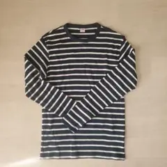 EDWIN ストライプ長袖シャツ Mサイズ