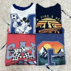 【まとめ売り】男の子 キッズ 100cm 3歳 GAP 4枚セット 長袖ロンT