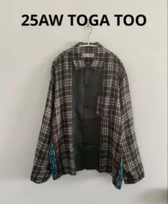 25AW TOGA トーガ TOO Inner print shirt キュプラのサムネイル