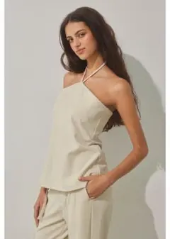 2025Summer Collection アリシアスタン ホルダーネックトップ