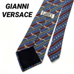 GIANNI VERSACE　ジャンニ・ヴェルサーチ　ネクタイ　ジャガー　ロゴ