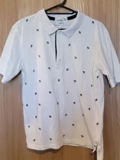 アーノルドパーマー刺繍入りホワイトポロシャツ Lサイズ