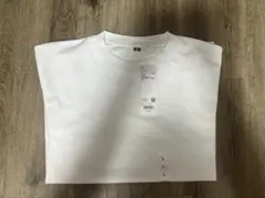 ユニクロユー エアリズムコットンオーバーサイズTシャツ ホワイト Lサイズ