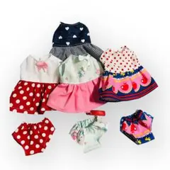 メルちゃん用着せ替え服セット ハンドメイド お洋服　ワンピース　パンツ