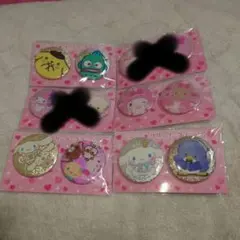いちご新聞付録ニコ²グリッター缶バッジセット