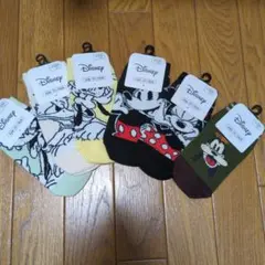 Disney キッズ靴下 15-19cm 6足セット
