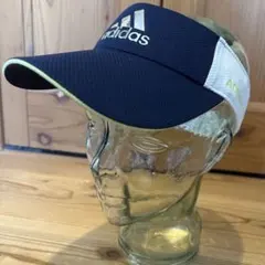 adidas アディダス　帽子　バイザー　ゴルフウェア　サンバイザー　美品