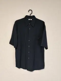 UNIQLO Uのリネンブレンドオーバーサイズシャツ(5分袖）