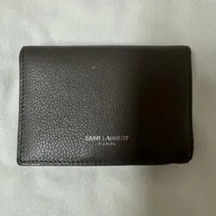 SAINT LAURENT グレー名刺入れ