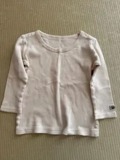 長袖シャツ クリーム色・黒 サイズ100 2枚セット