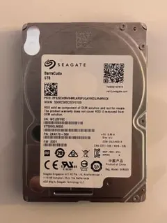 Seagate BarraCuda 5TB HDD 2.5インチ