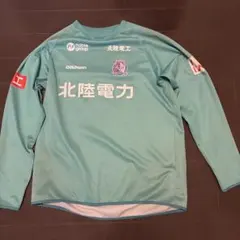 GOLDWIN 長袖シャツ 青緑色カターレ富山　非売品